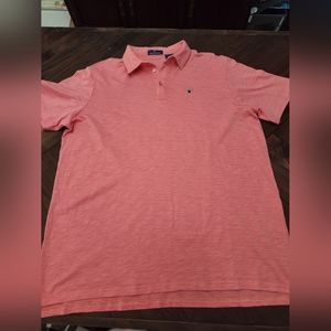 Mens XL coral colored polo Simply Southern